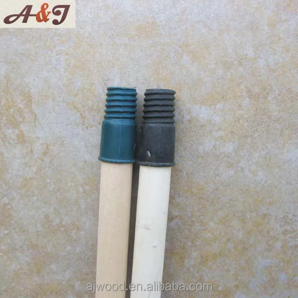 Brush wooden handle with plastic italian screw