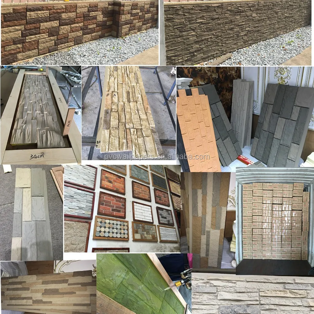 Polyurethane High Quality Beauty Cheap Decorative Wall Panel PU sand stone wall cladding