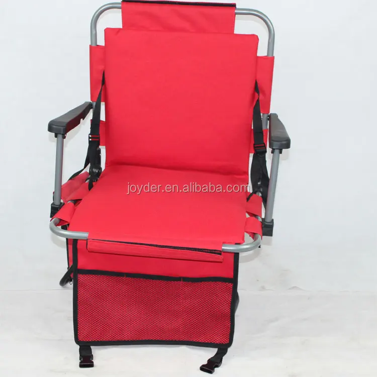 lightweight portable wholesale folding back seat stadium chair