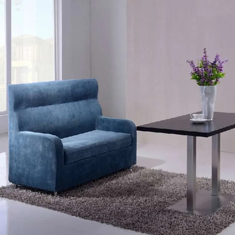 2 его Подстолье из фабричной кожи и деревянным основанием Ресторан диван кресло