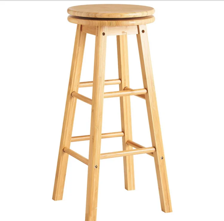 Wholesale Bar Stool High Chair Bamboo Bar Stool Chair