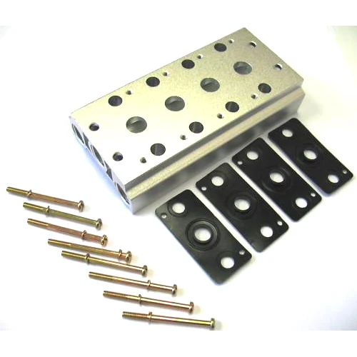 4V Solenoid Valves Base Valve Manifold for 4V or 3V series Airtac Control Valves