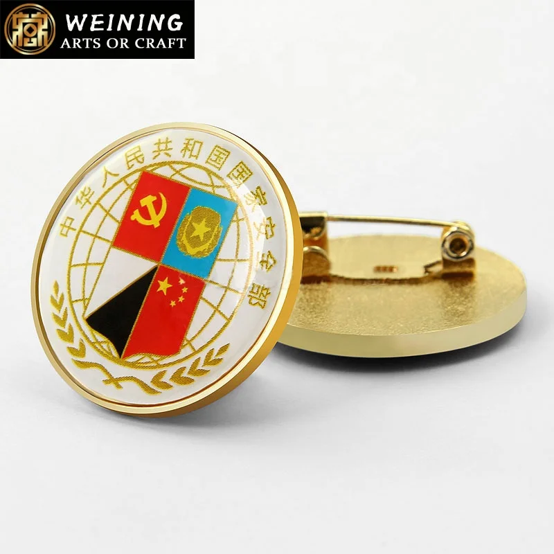 Custom 3d emblem and badge metal lapel pin