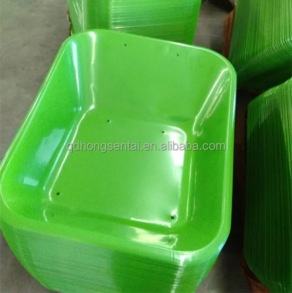 Metal and Plastic Wheel Barrow Buckets for Wheelbarrow