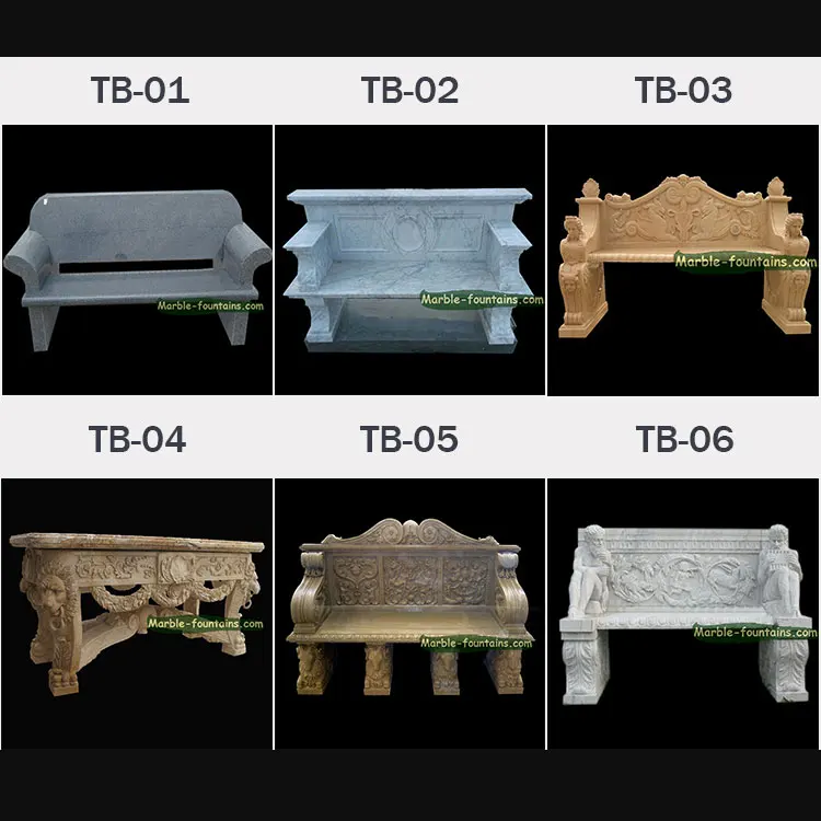 Custom Size Stone Round Garden Marble Table