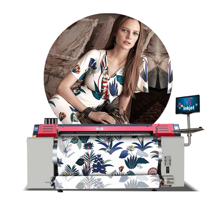 China Supplier Direct Belt Textile Printing Machine for Fabric Silk Lycra