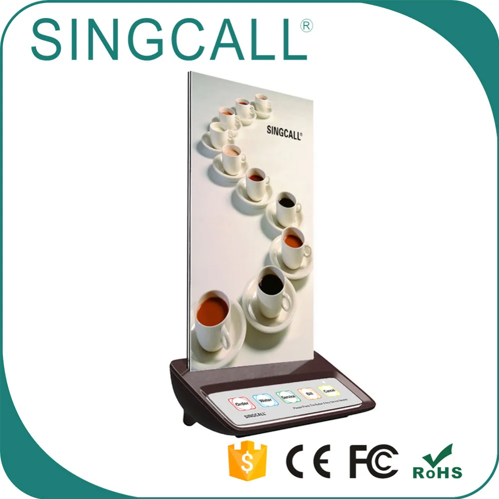  Пейджер SINGCALL с 5 кнопками беспроводная система вызова