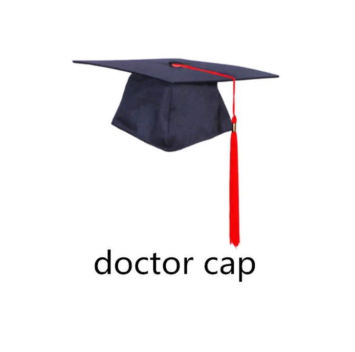 2019 unisex adult matte graduation dress up hat black bachelor cap with tassel adjustable graduation cap