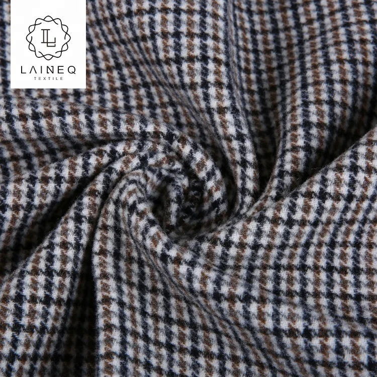 2019 high quality colorful classical heavy wool plaid fabric velvet