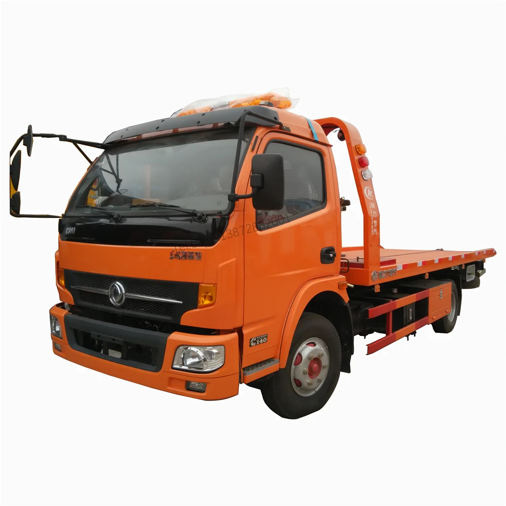  Dongfeng 4 тонны поднос для лебедки 4x2 Новый буксировочный