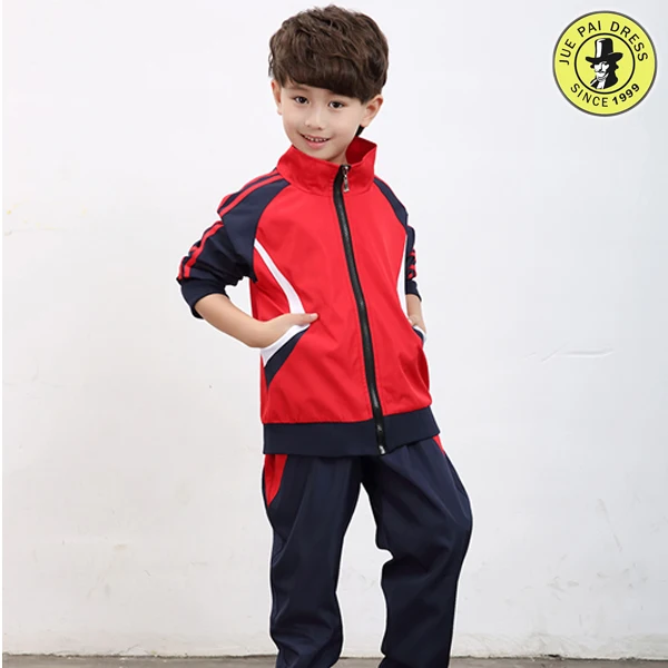 Hot Selling School Uniform Kids Fashion Jogging Sports Sportswear Tracksuit