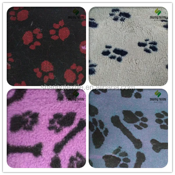Wholesales Paw Print Design Vet Bedding/Non Slip Vet Bedding/Active Non Slip Vet Bedding Paws