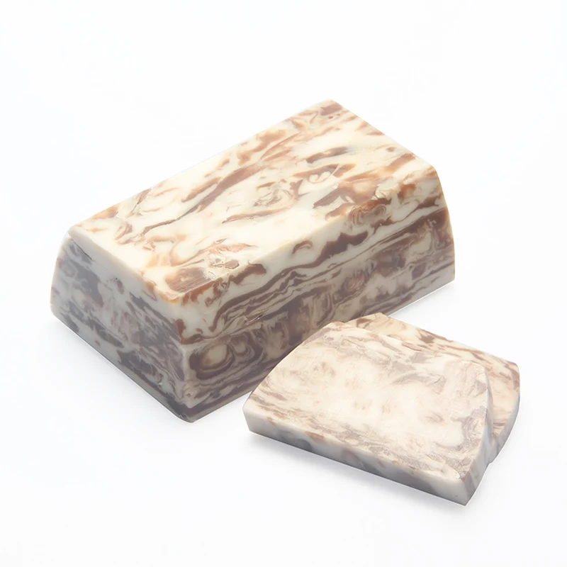 OEM Match foam mesh bag 100% Natural Coffee Milk handmade soap