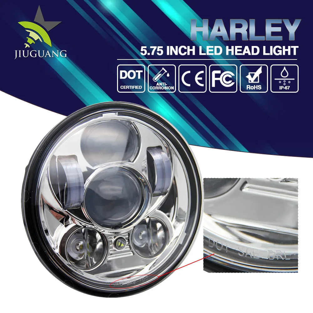 DRL 30000 Часов Жизни IP67 50 Вт 30 3000LM 5000LM Высокая Ближнего света Круглый 5.75 inch СВЕТОДИОДНЫЕ Фары