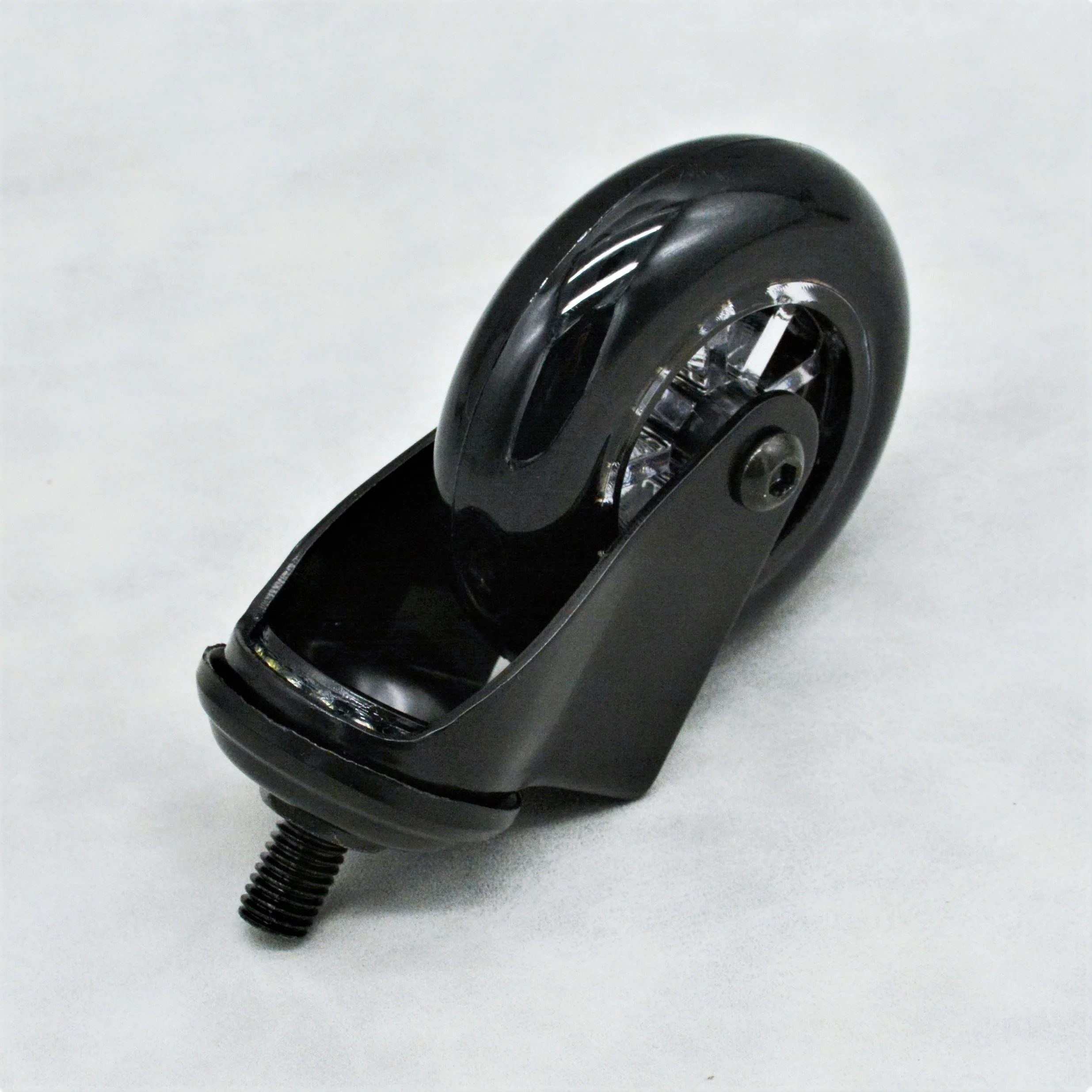 SS transparent caster castor clear PU wheel with brake 35 50 60 75 100 mm