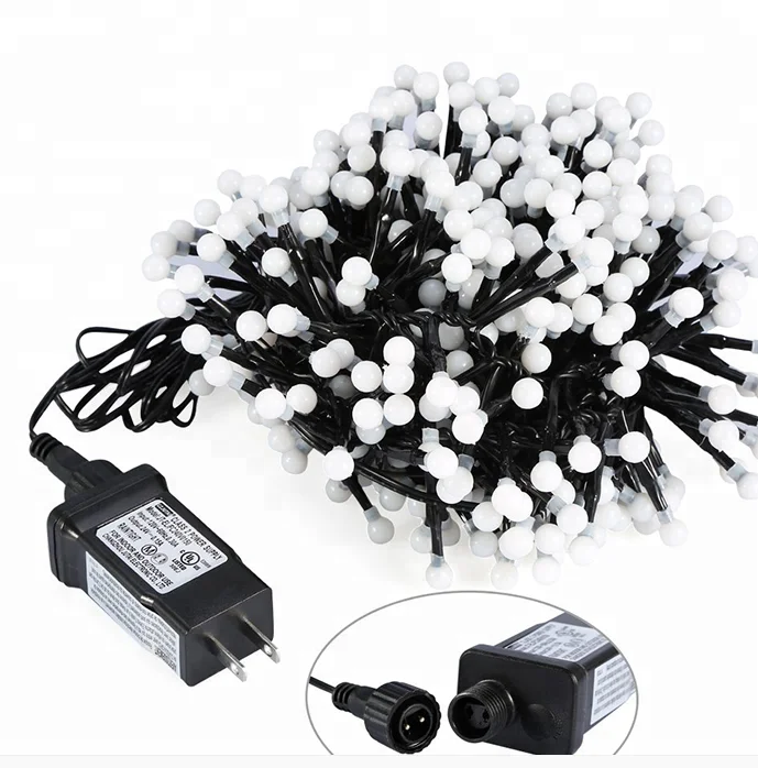 3 м 400 водонепроницаемые светодиоды 8 LED режима фейерверк гирлянды светодиодные фонари двухцветный уличный Рождественская вечеринка Фея Украшение Дома