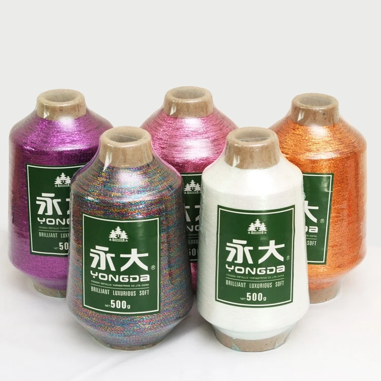 
High quality mx-type Metallic thread/knitting metallic yarn 