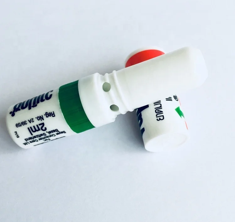 China High quality aromatherapy 2 IN 1 Nasal Inhaler