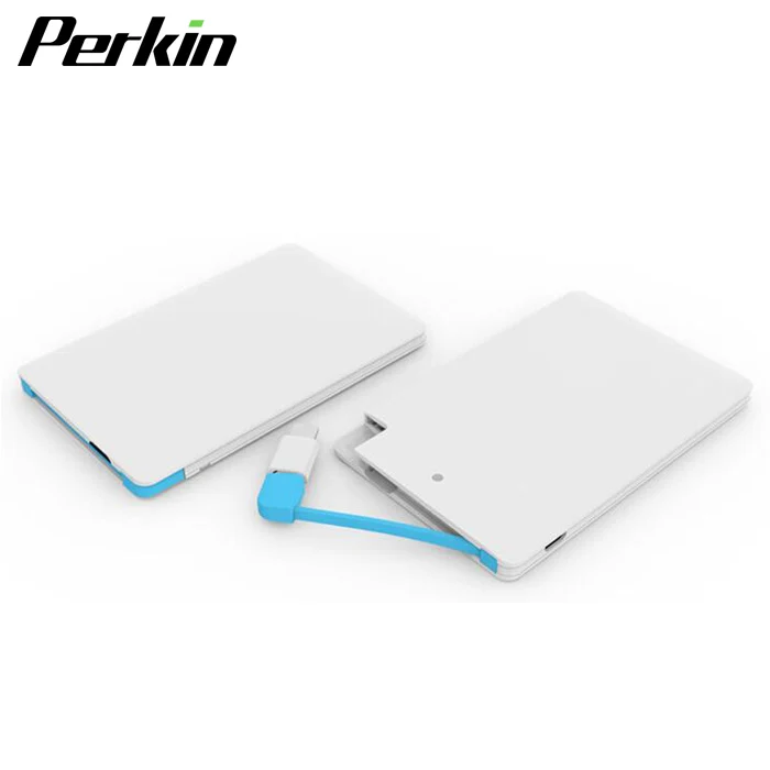 Super Ultra-thin polymer credit card size fast charging magnetic wireless power bank