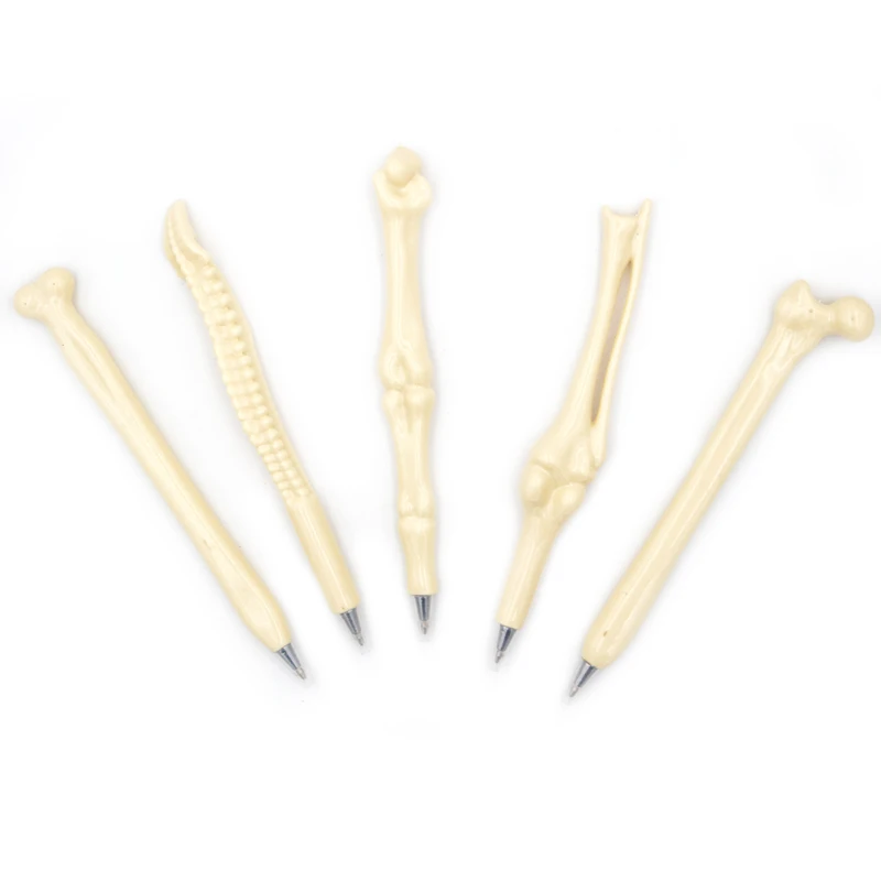 
Novelty plastic creative design bone shaped ballpoint pen for Hospital medical writing 