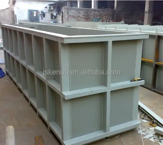 PP PVC material tank for acid pickling washing cleaning electrolysis