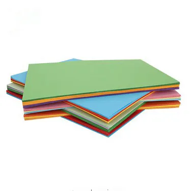 
High quality FSC 80gsm 120gsm construction color paper A4 size assorted color paper for hand craft 