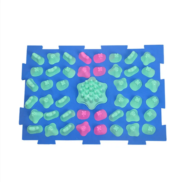 Высококачественный рефлексологический массажер большая выпуклость термопластичный каучук для ног акупрессурный Массажный коврик