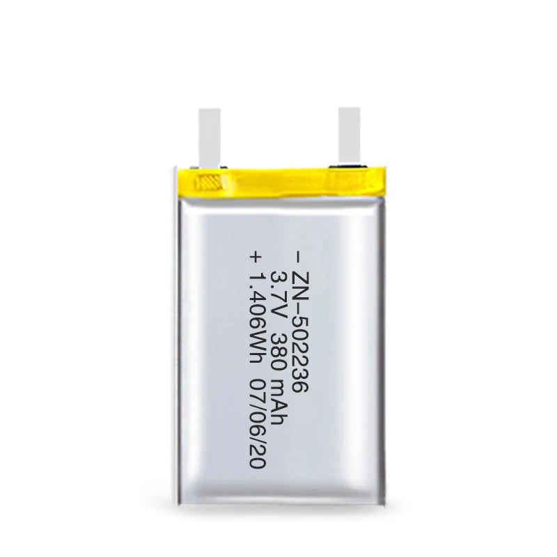 KC UL1642 UN38.3 Approved 3.7V 380mah Lithium Polymer 502236 LiPo Battery Lithium Polymer for IP Phone