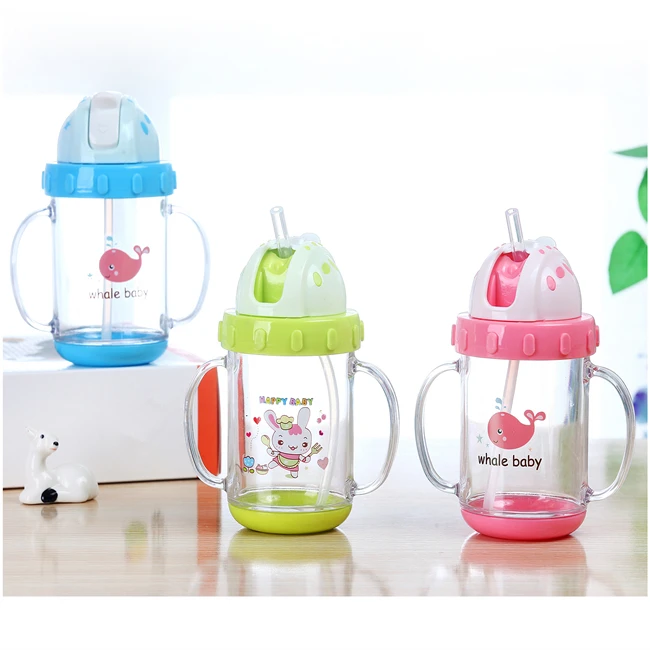 
Cheap Price Free Sample BPA Free Tritan Material Custom Branded Plastic Kids Drinking Water Bottle With Handle Lid 