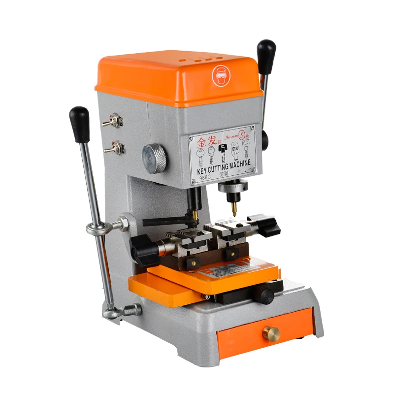 Topbest key copy machine with JINFA 988C key cutting making machine