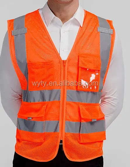 
hot sale high visibility clothing EN20471 safety vest 