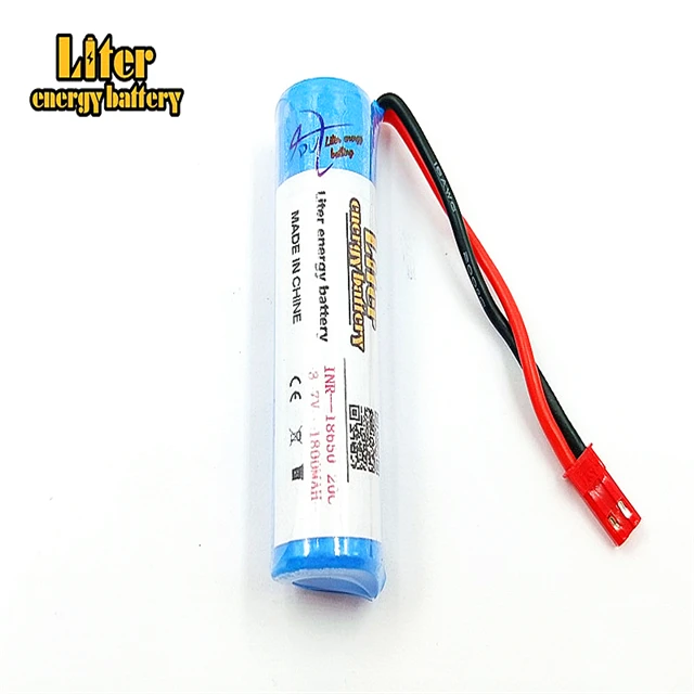 3.7V 1800mAH Remote control helicopter aircraft cylindrical lithium battery 20C discharge iron