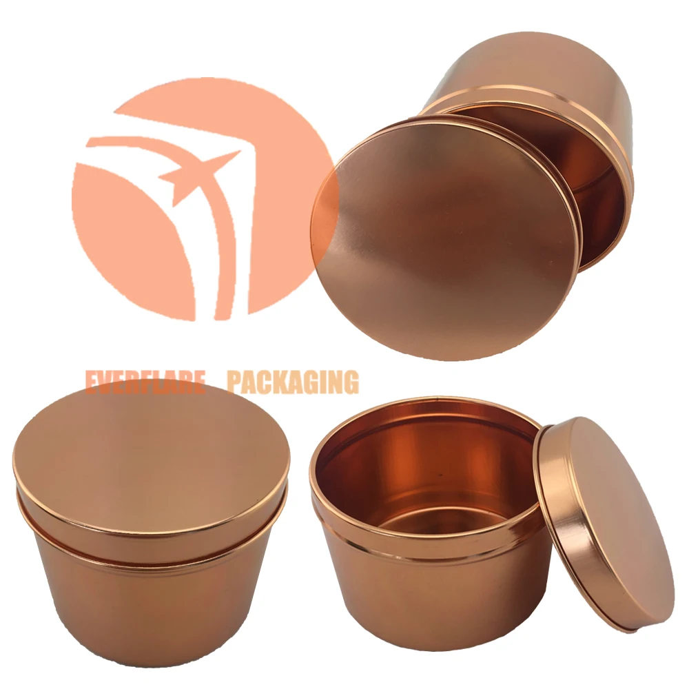 2023 best selling empty aluminum box  jar talc powder container