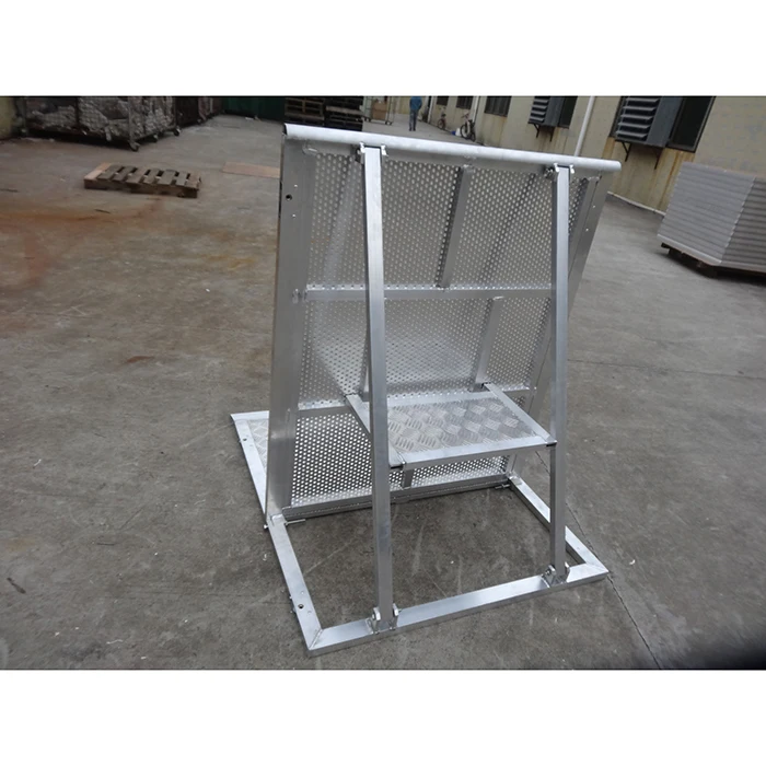 
High quality aluminum crowd barrier with interlocking system 