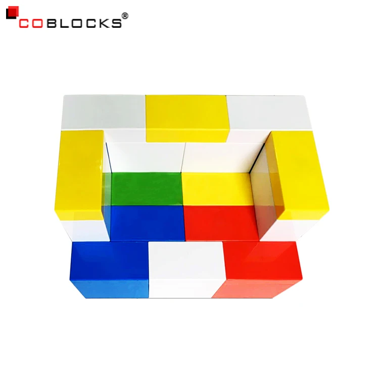 Factory direct sale small building blocks bricks sectional sofa modern for DIY furniture Jumbo Blocks