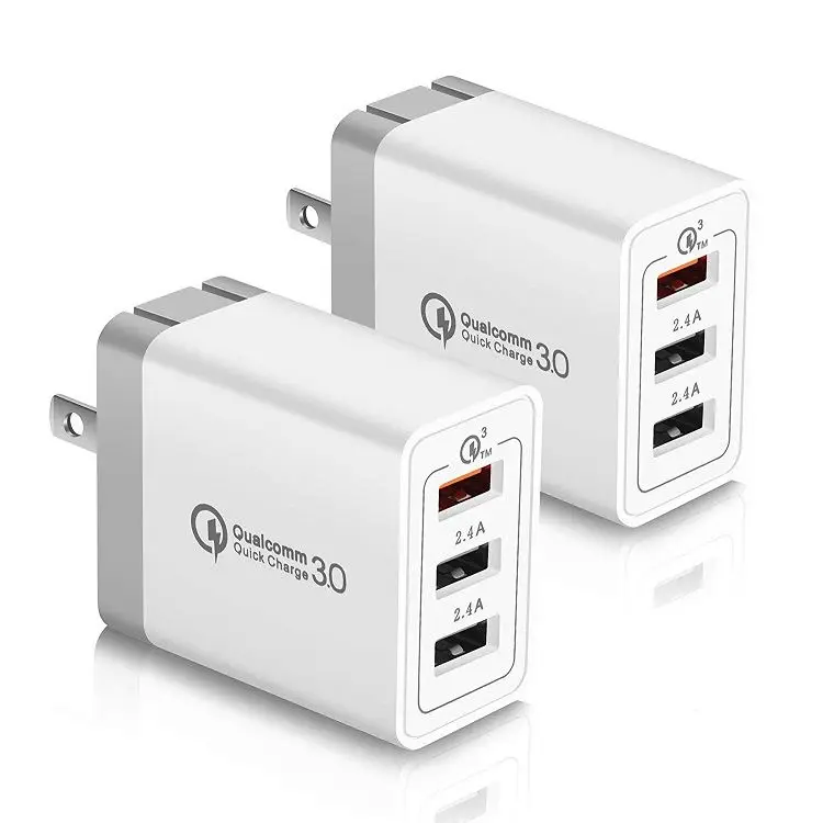 
New product ideas in home emy wall charger qc 3.0 battery charger with data cable 