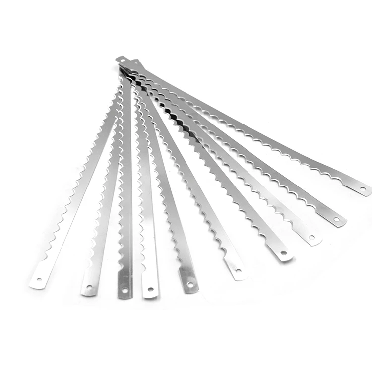 Stainless Steel Scallop 275mm 375mm Bread Slicing Blade