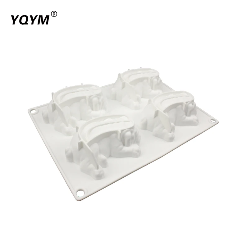 Custom Logo Different Kinds 3d animal Dog Silicone Soap Mold  Silicone Cake Baking Mold