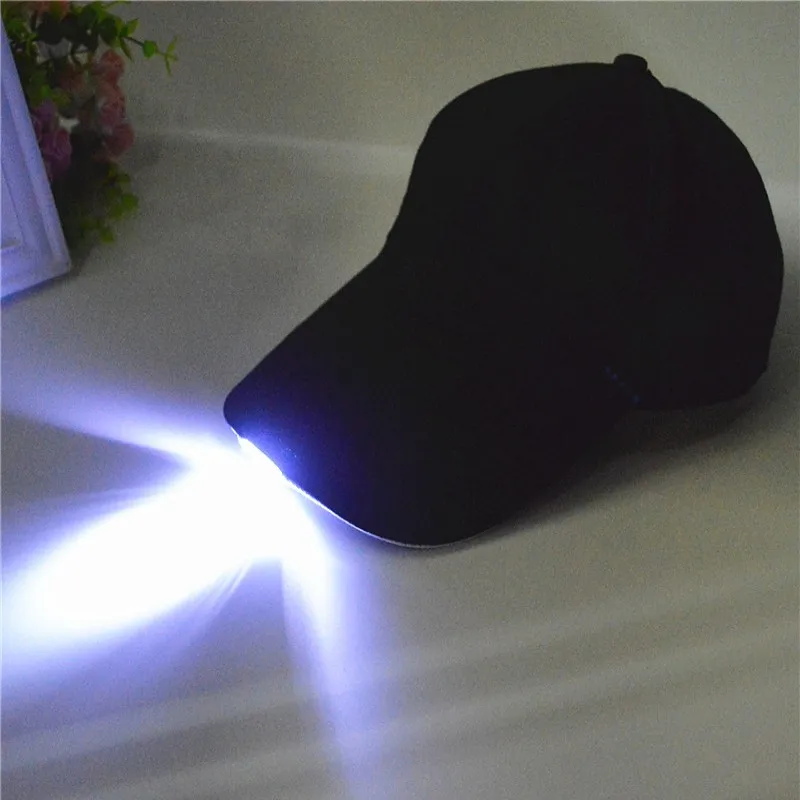 
jiangrun advertising high quality colorful flash 6 panel cotton twill led light baseball cap hat 