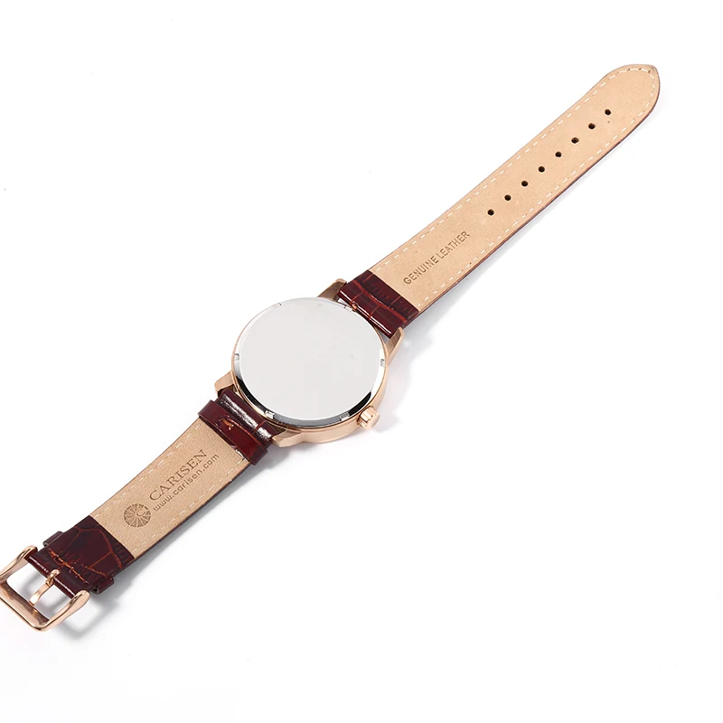 Carisen Japan Quartz Movement Watch 316 Stainless Steel Men Quartz Watch