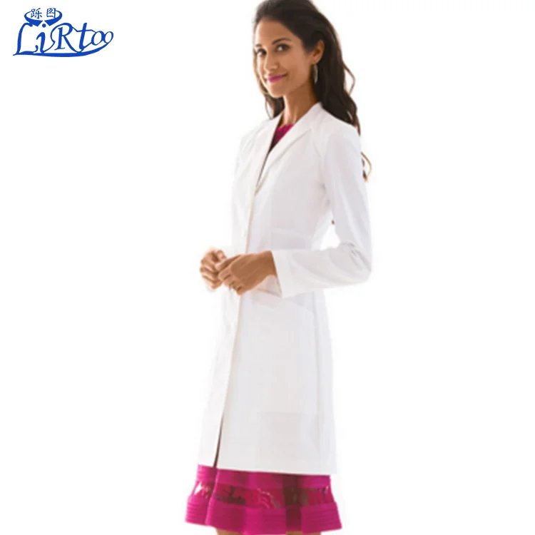 Wholesale Manufacturer Supply Unisex Doctor Lab Coat with customer design embroidered