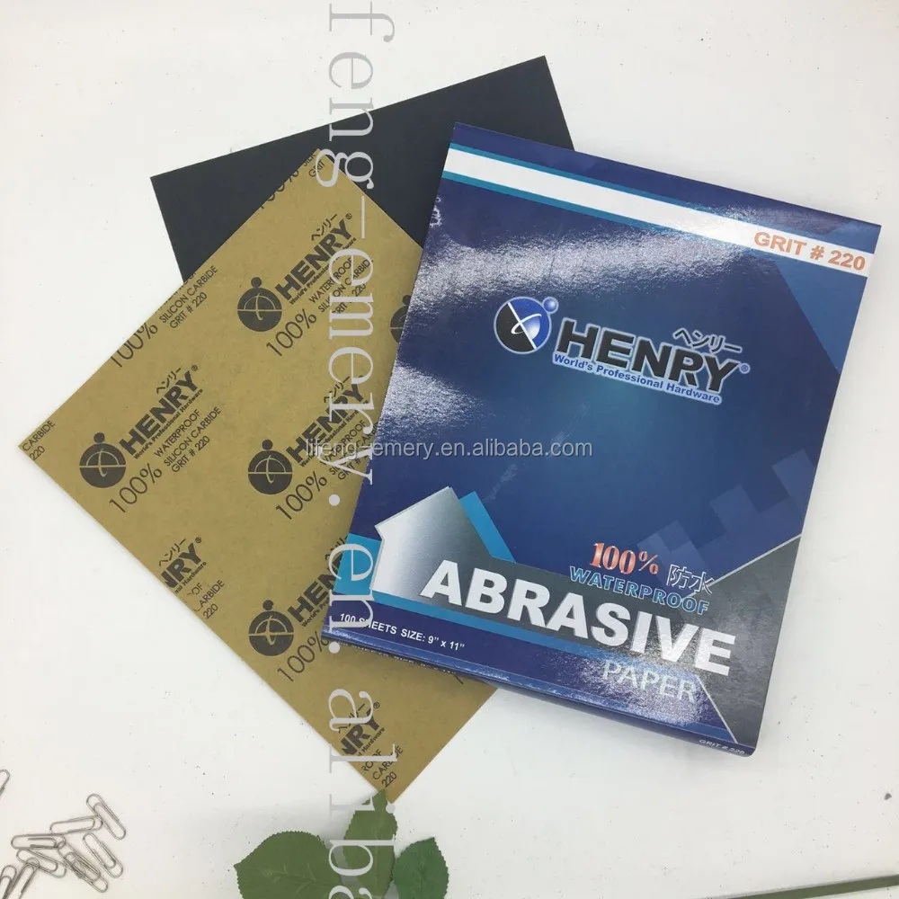 China manufacturer sandpaper 80 grit with low price