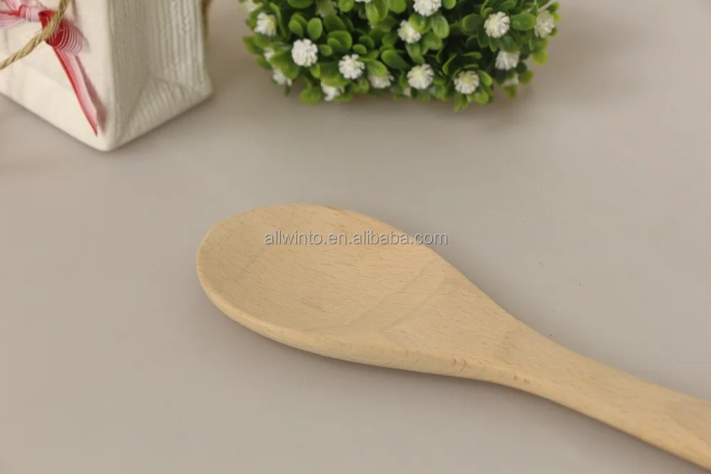 Kitchen Accessories Cheap Flat Wooden Spoon With Long Handle