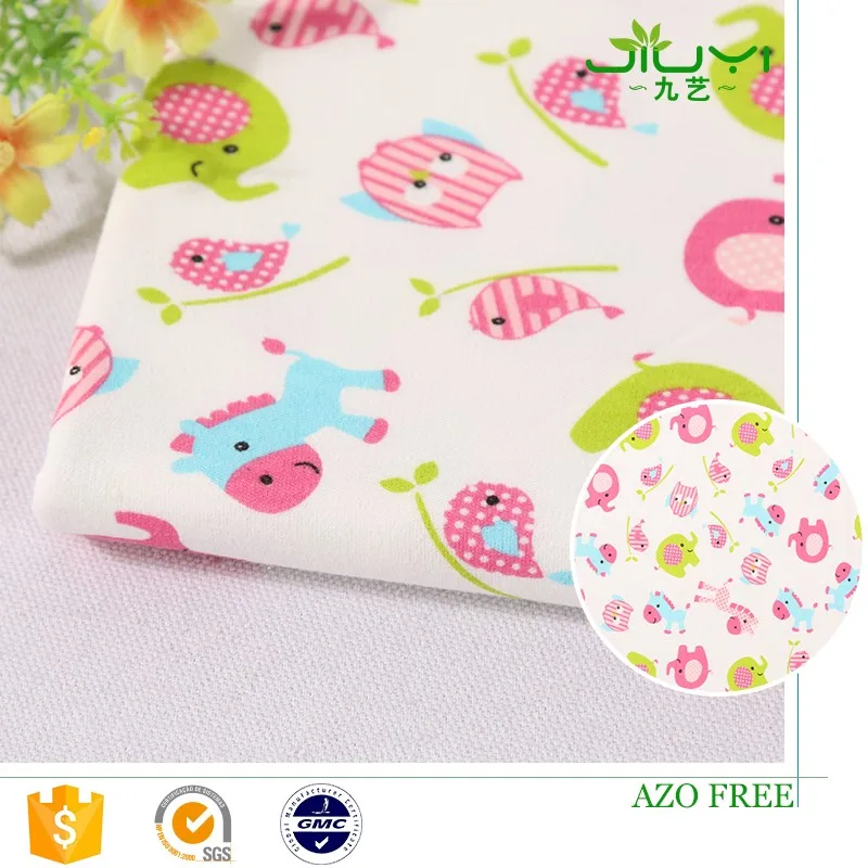 Wholesale Cheap Custom Elephant Animal Interlock Printed Felt