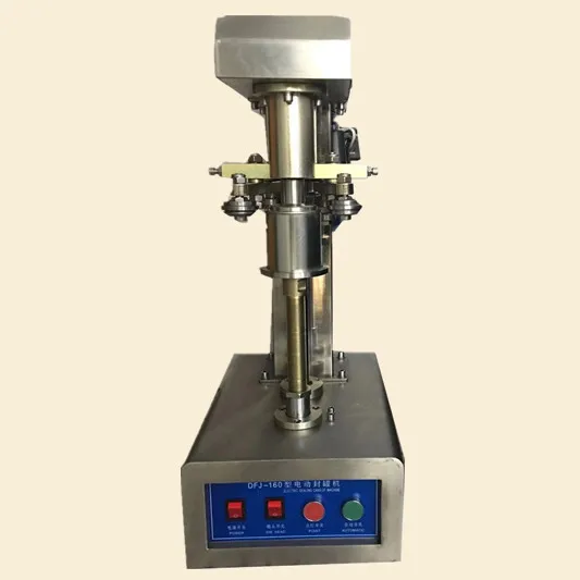 good price semi auto plastic metal can tin seamer