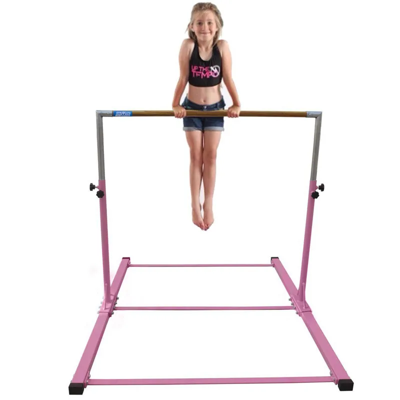 
Hot Sale Mini Gymnastics Adjustable Steel Kip Bar Kids Training Horizontal Bar 