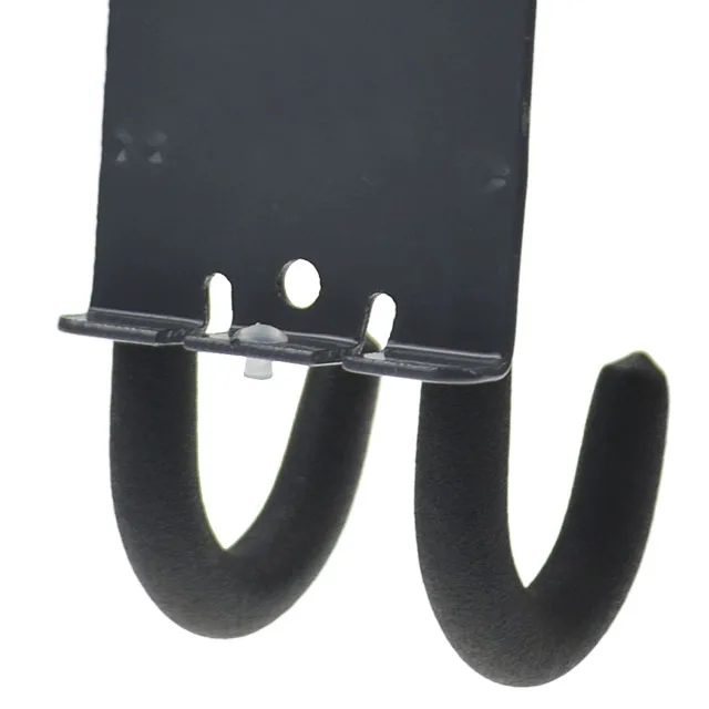 Garage storage slat wall mounted tools metal hook hanger double J hooks