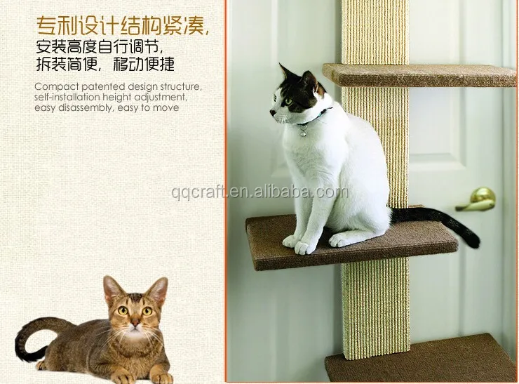 BSCI Audit Factory Cat Scratcher Hanging On Door / Door Cat wall