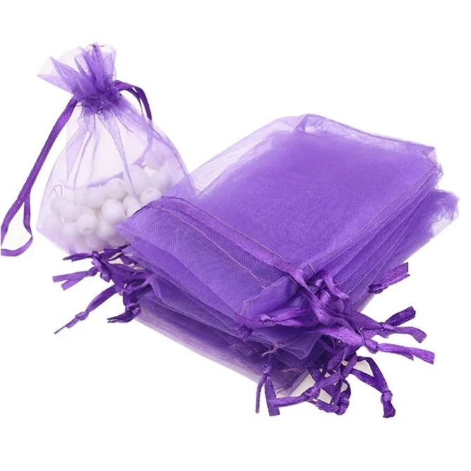 Мешки из органзы 7x9 см, свадебные мешочки, сумки для упаковки ювелирных изделий, Хороший подарочный пакет