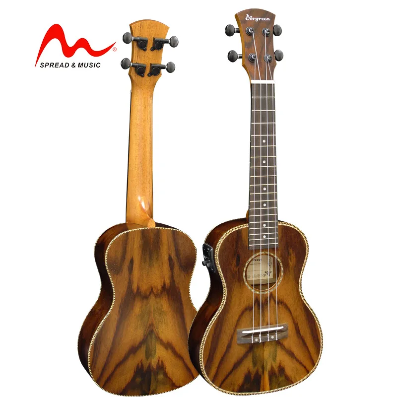 24 inch ukulele concert igh quality rosewood ukulele with EQ pickup S-24REQ6